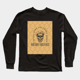 Army Skull typography-Quotes-Print Long Sleeve T-Shirt